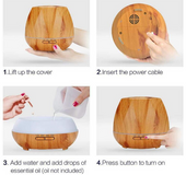 Humidificador Silencioso Niebla