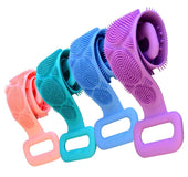 Bath towel silicone rubbing back towel