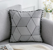 Simple pattern sofa pillowcase