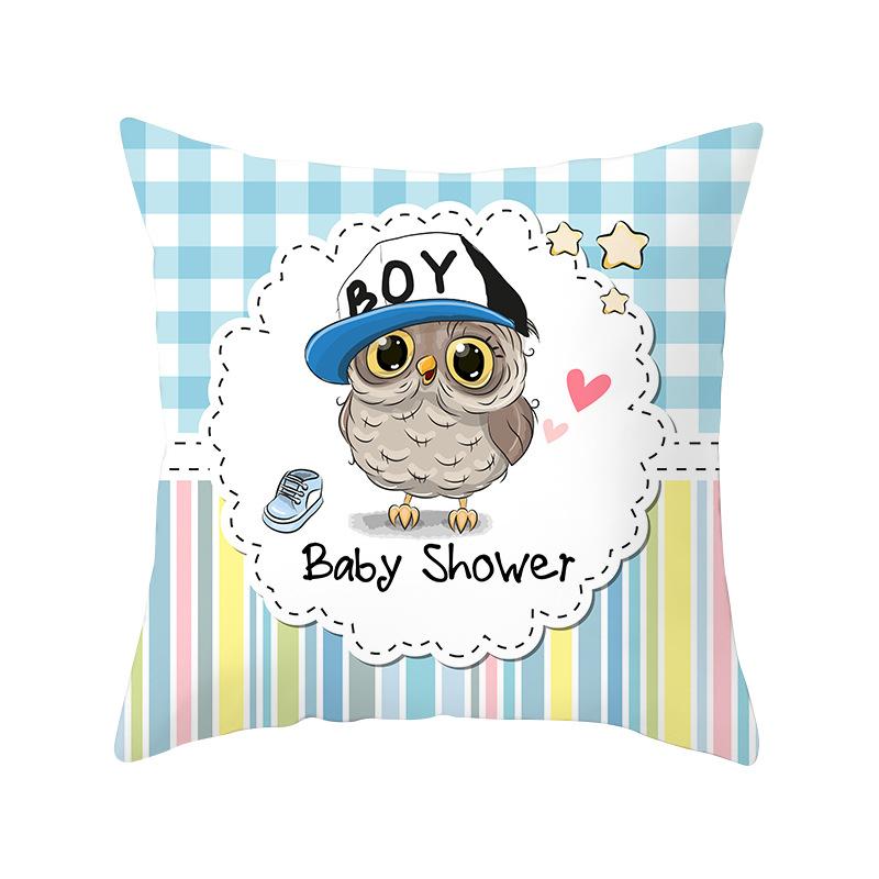 Owl animal pillowcase cushion cover