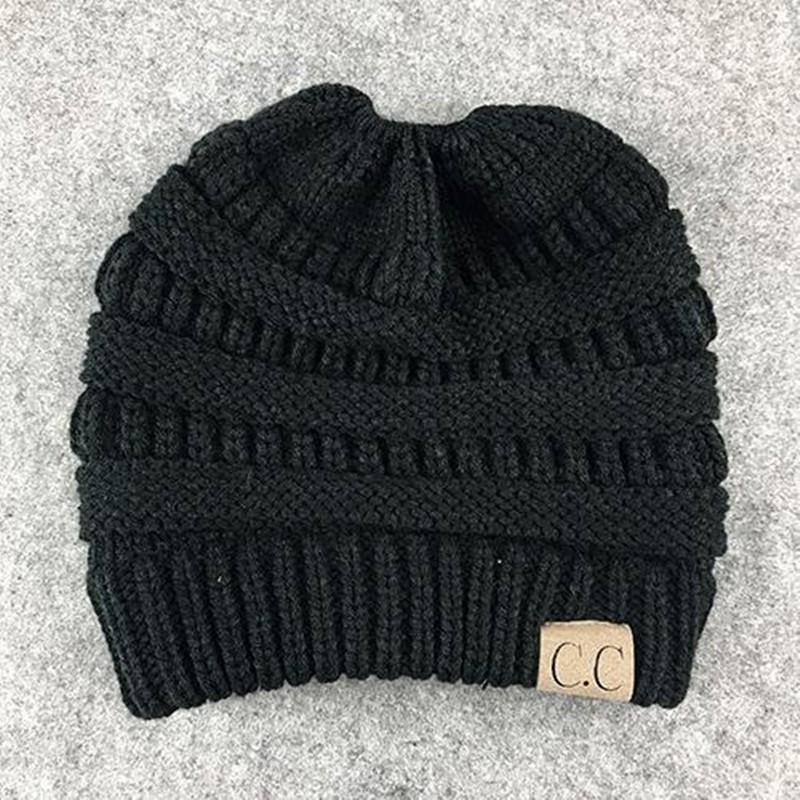 Messy Bun Beanie