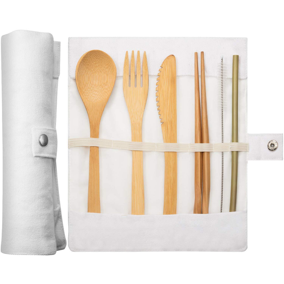 Bamboo cutlery set