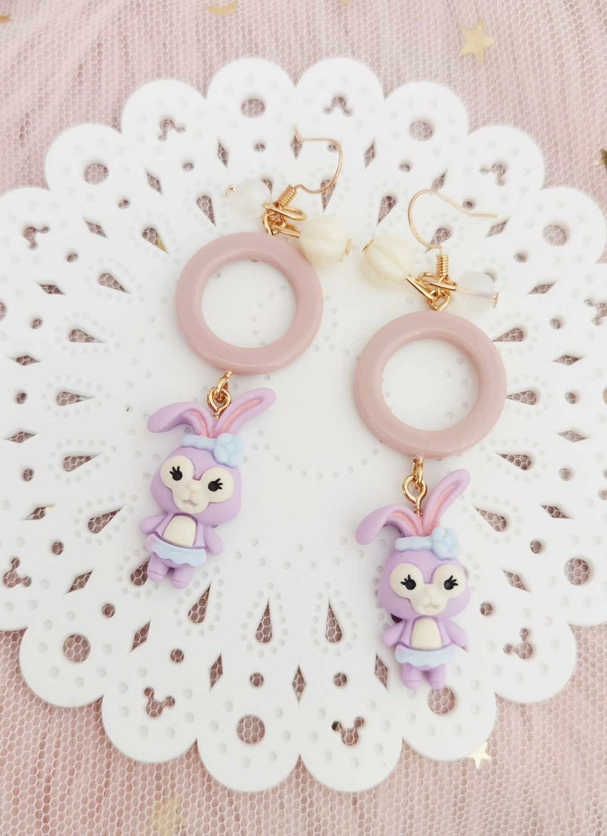 Dream Purple Creative Sweet Earrings