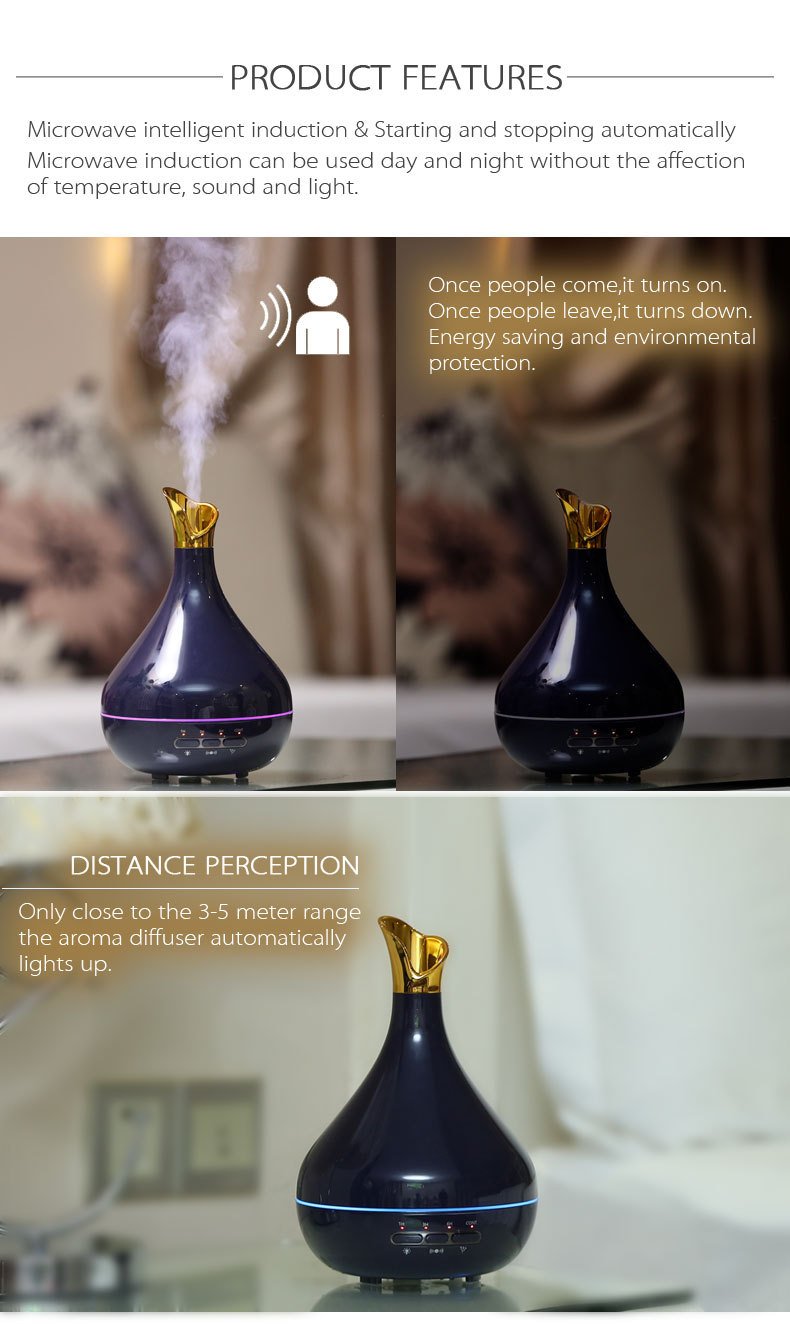 Household intelligent induction ultrasonic aromatherapy machine