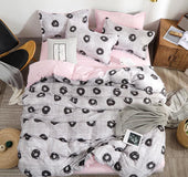 Heart print bedding set 3/4 pieces