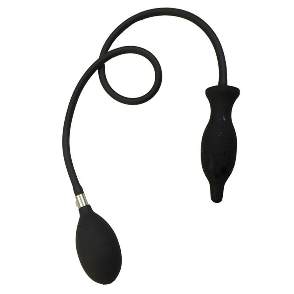Oversized Silicone Anal Plug Inflate Anal Butt Stretchable Anal Dilator Air-filled Big Pump Dildo Sex Toys For Women Men Gays
