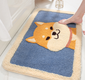Shiba Inu Dog Bath Mat