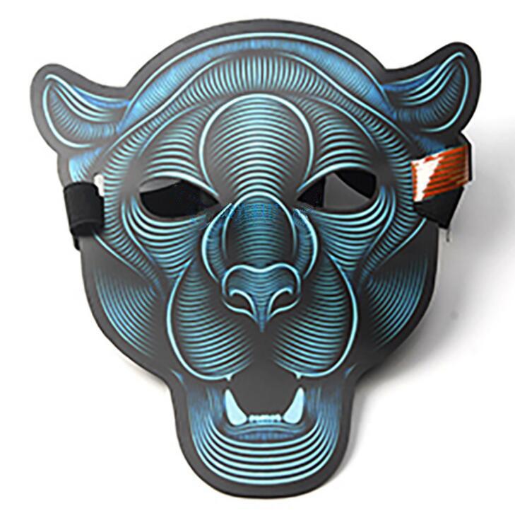 Design Sound Activated Halloween EL Party Mask