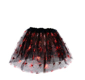 Halloween Red Spider Skirt Wings Net Gauze Skirt 4-piece Set