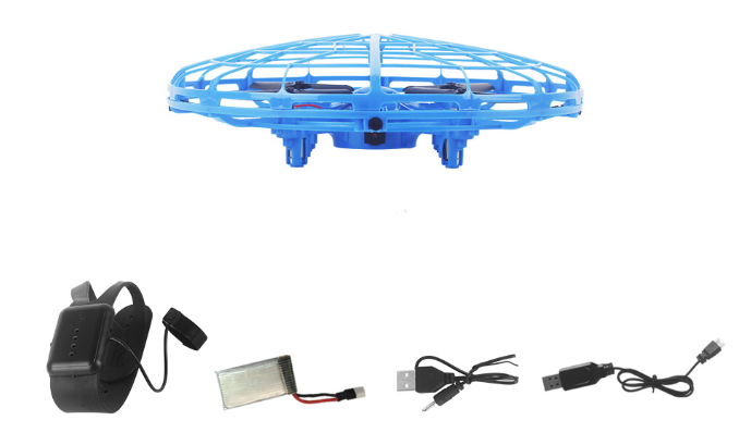 Hand controlled quadcopter