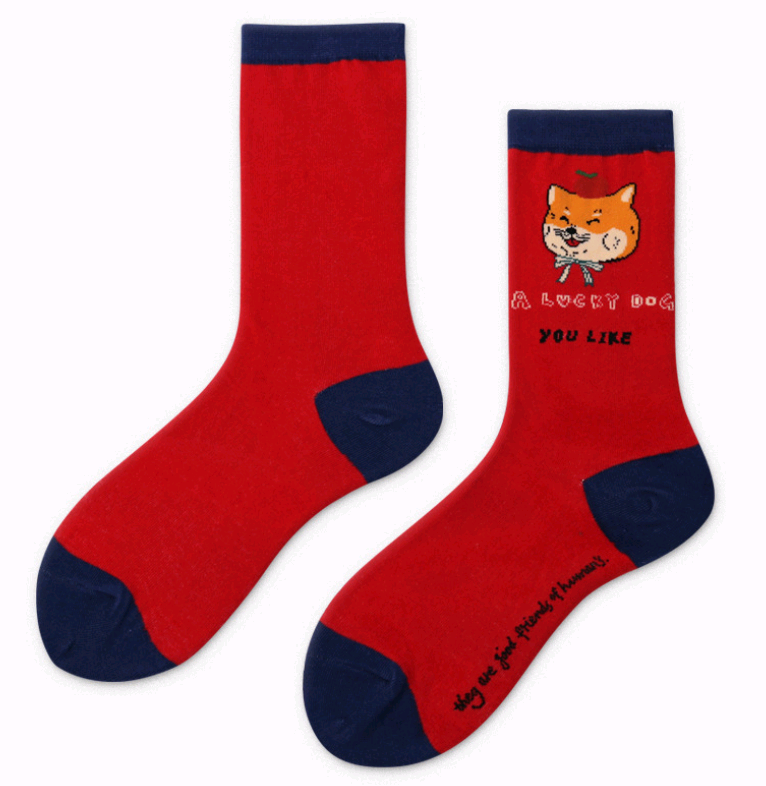 Animal tube socks