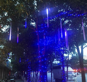 Led meteor rain light lantern flashing lights engineering lighting Christmas tree decoration lights waterproof hanging tree lights marquee