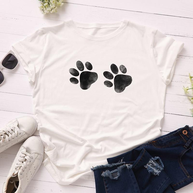 Footprint printed cotton