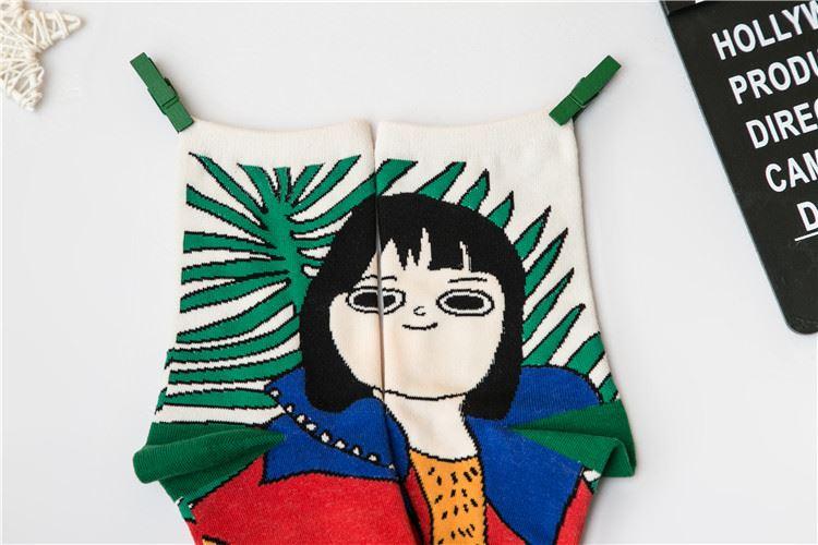 Socks cartoon series ladies