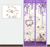 Self-absorbent magnetic mosquito curtain