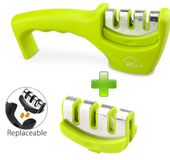 Afilador de cuchillos rápido de 3 etapas