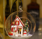 Wooden DIY Miniature House Furniture LED House Decorate Creative Christmas Gifts