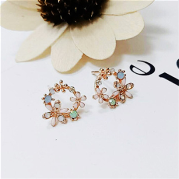 Flower earrings