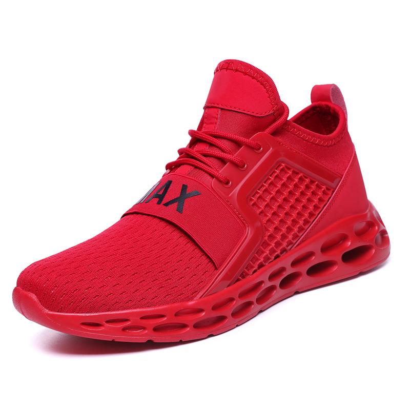 Men's sports shoes flying woven