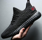 Men's shoes summer breathable flying woven mesh gym running shoes
