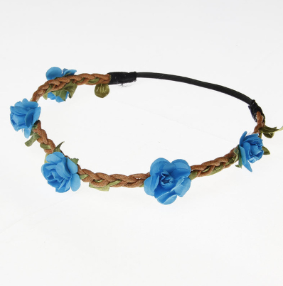 Children's woven rose hair band