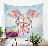 Polychromatic Tree of Life Dreamcatcher Wall Tapestry