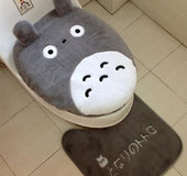 Animal style Totoro bathroom toilet cover WC seat cushion frame bath toilet cover 3 pieces toilet