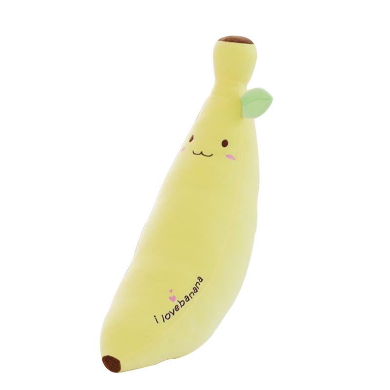 Cute banana pillow long pillow large fruit soft doll holding sleeping doll puppet