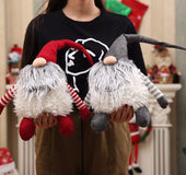 Cartoon christmas decoration doll faceless doll