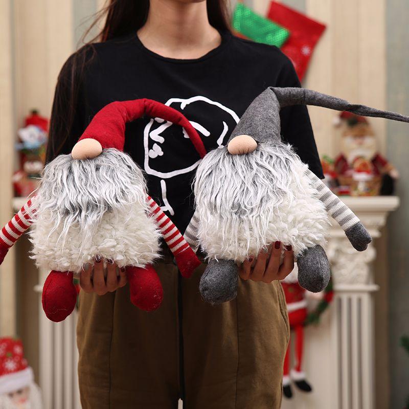 Cartoon christmas decoration doll faceless doll