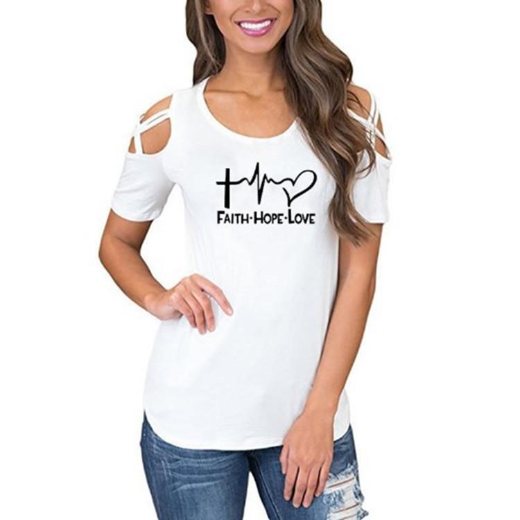 Round neck heart-shapedshort-sleeved strapless