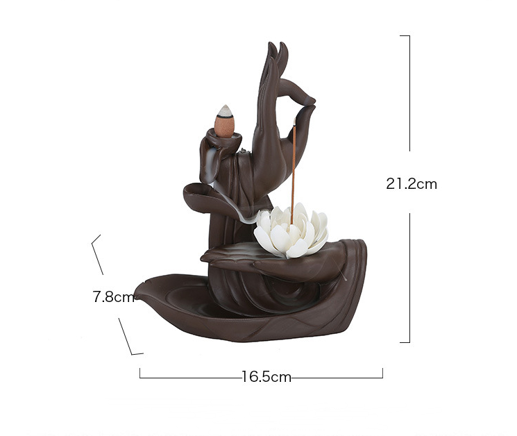 Purple sand back incense burner home indoor aromatherapy furnace