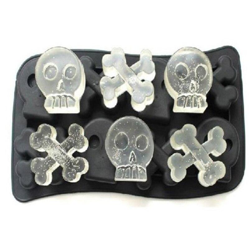 Shantou Ice Cube Creative Ice Cube Mould TPR Ice Mold Halloween Skull Ice Cube