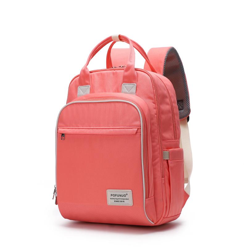 Bottle Heating Multi-Function Mommy Bag Waterproof Travel Baby Backpack With USB Interface