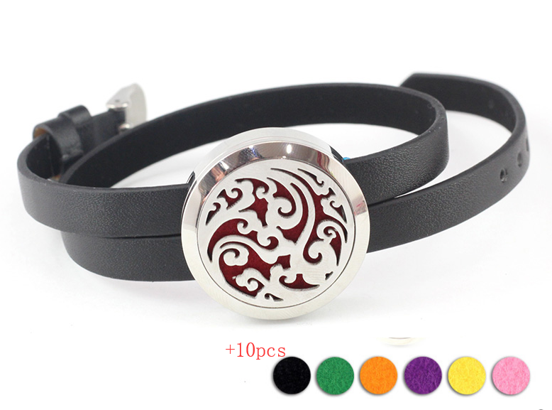 Clouds Aromatherapy Leather Bracelet