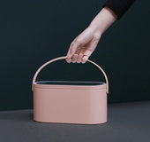 Led table contains cosmetic mirror