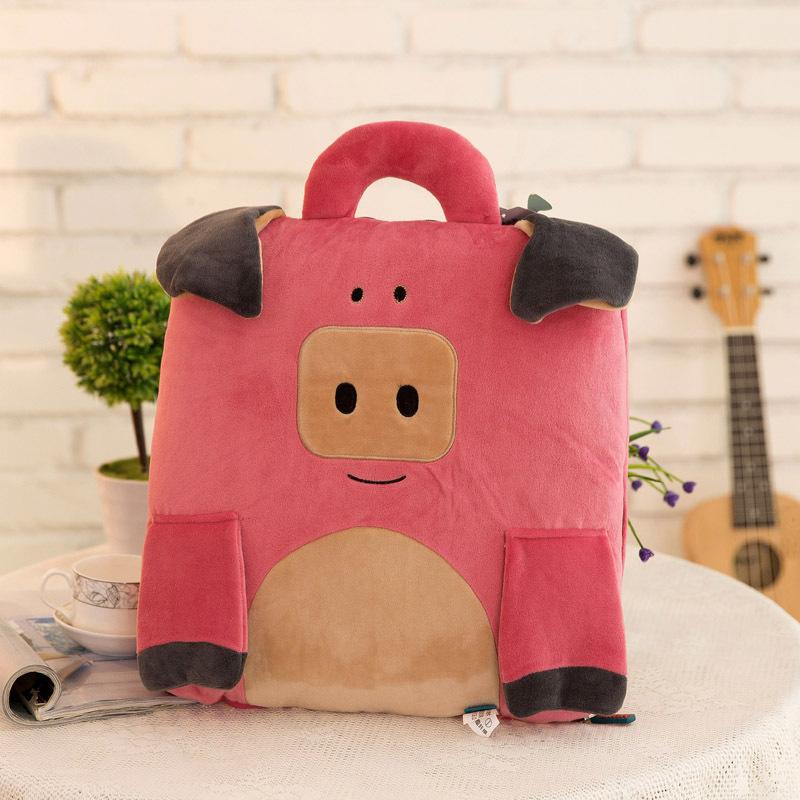 Cartoon pillow blanket plush toy