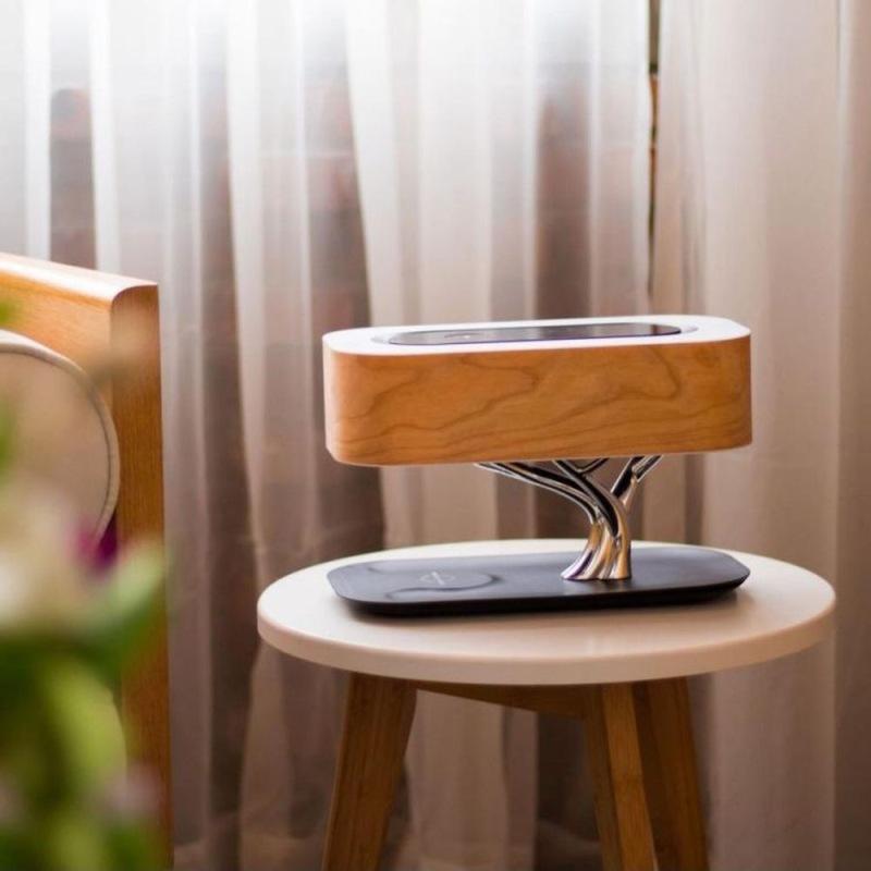 Tree Table Lamp Bluetooth Speaker Wireless Charger