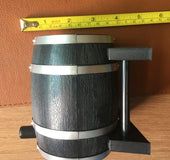 Featured creative barrel plastic toothpick container