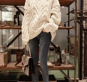 Turtleneck knit sweater