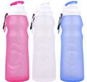 Botella de agua plegable de silicona