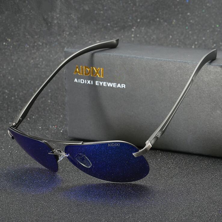 Aluminium magnesium polarized sunglasses men