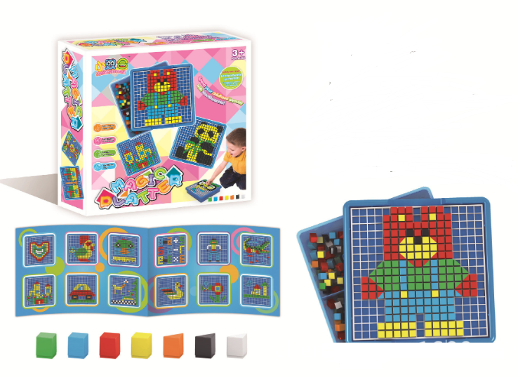 Educational toy nail puzzle
