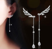 Angel wings earrings