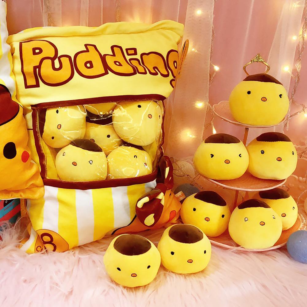 Chicken pudding rabbit pillow toy
