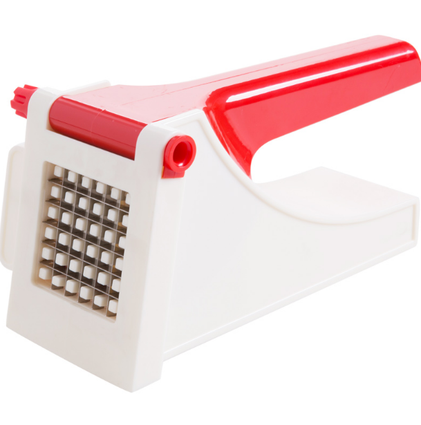 Hand-pressed potato stripper, vegetable stripper
