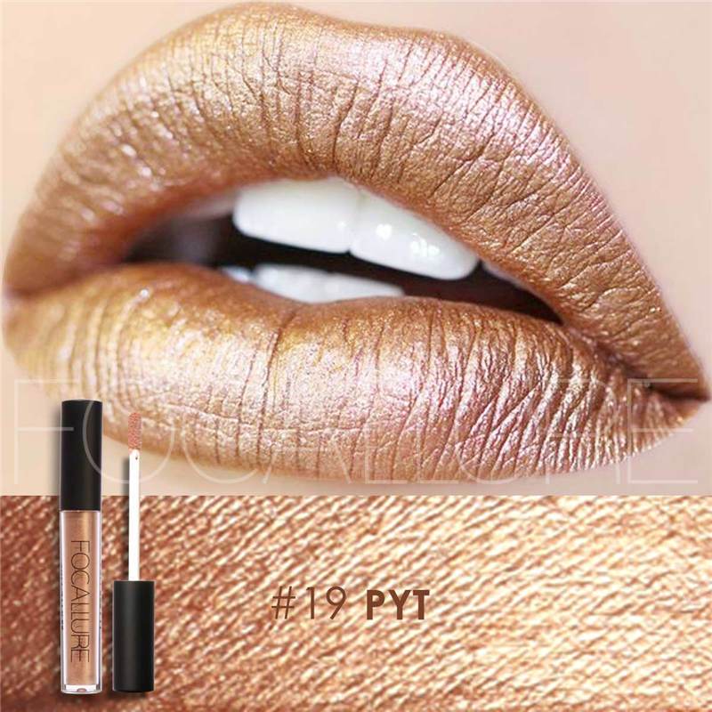 5 Colors Matte Liquid Lipgloss Metallic Lipstick