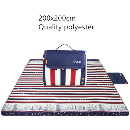 Leisurely Picnic Cushion Moisture-proof Cushion Outdoor Picnic Camp Beach Tent Cushion Waterproof and Thicker Lawn Cushion Picnic Cloth
