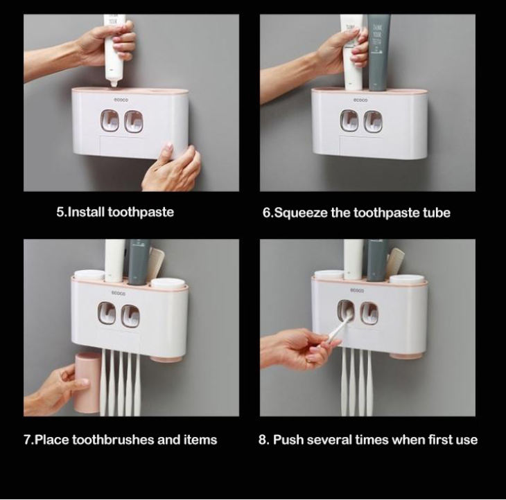 Soporte Para Pasta De Dientes, Cepillo De Dientes