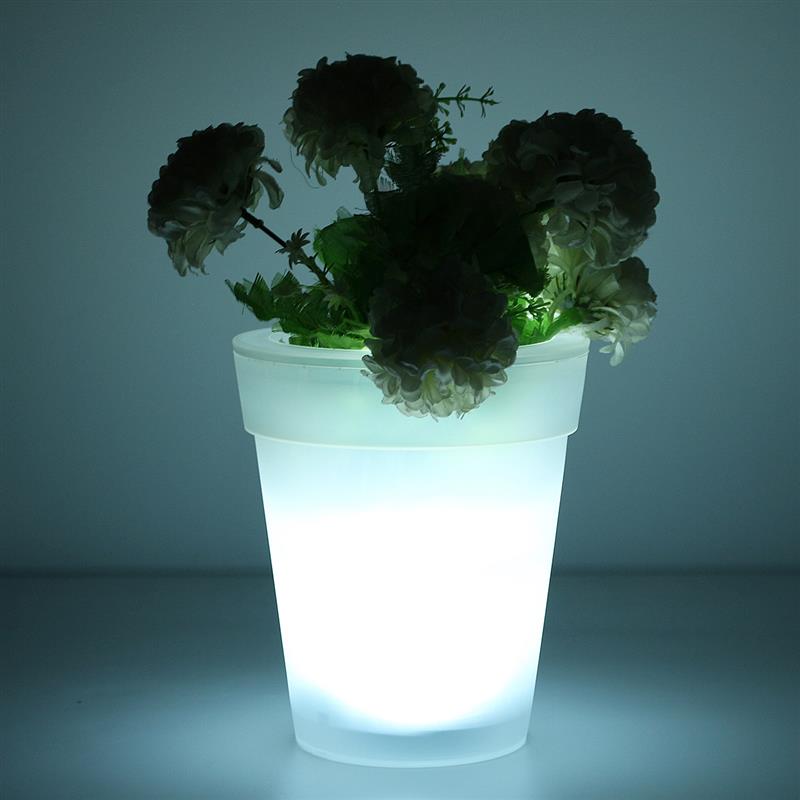 Maceta Decorativa De Energía Solar